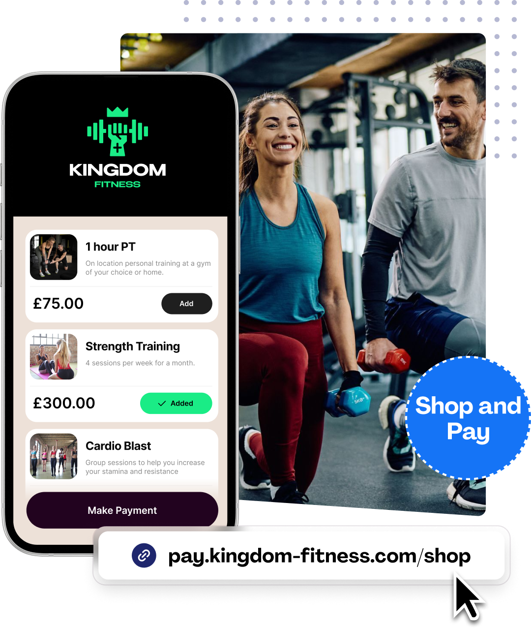 Micro e-commerce landing page Your online shop