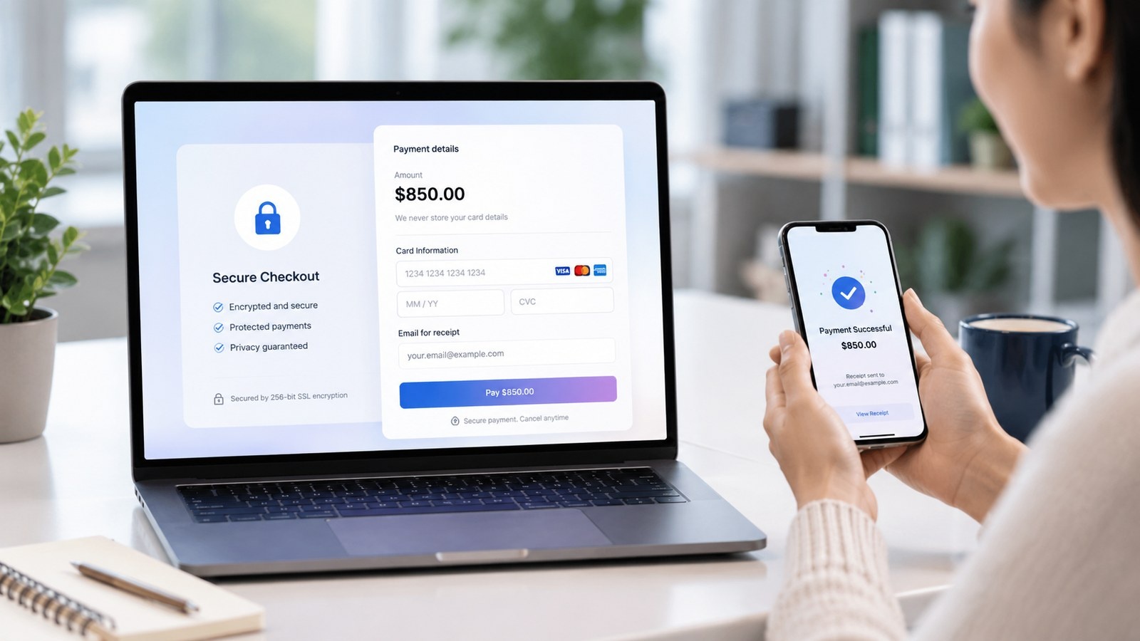How a Dedicated Payment Page Builds Customer Trust