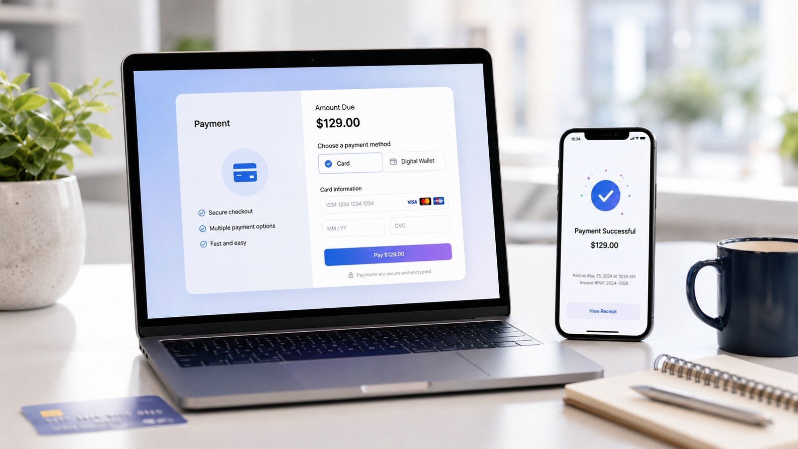 Making It Easier for Customers to Pay by Card or Digital Wallet