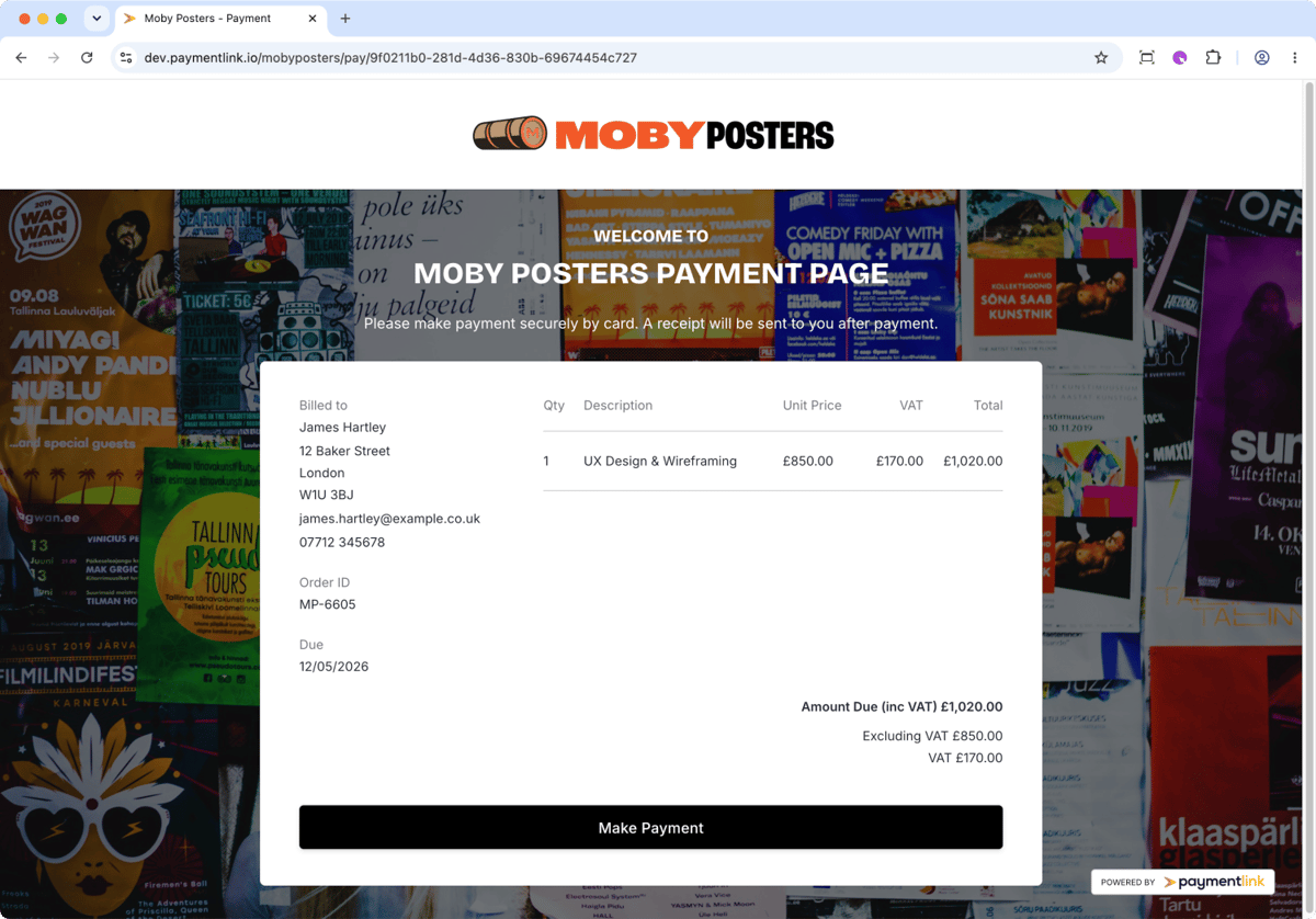 What is a payment link