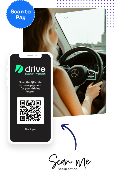 Pay using QR code in person