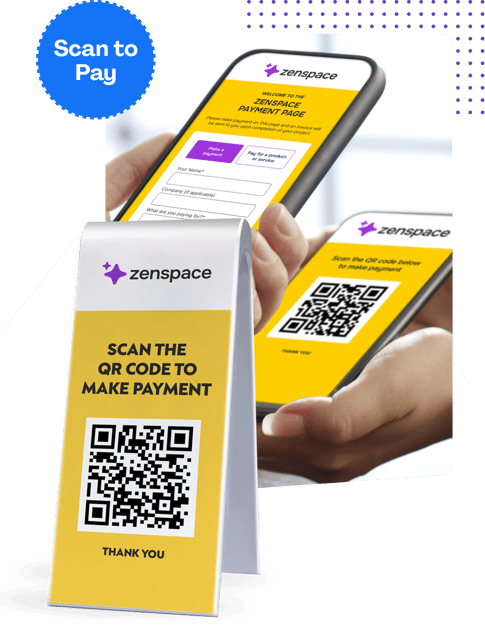 Pay using QR code in person