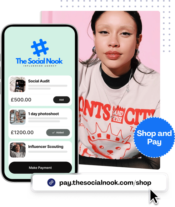 Micro e-commerce landing page Your online shop