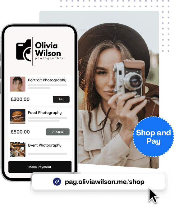 Micro e-commerce landing page Your online shop