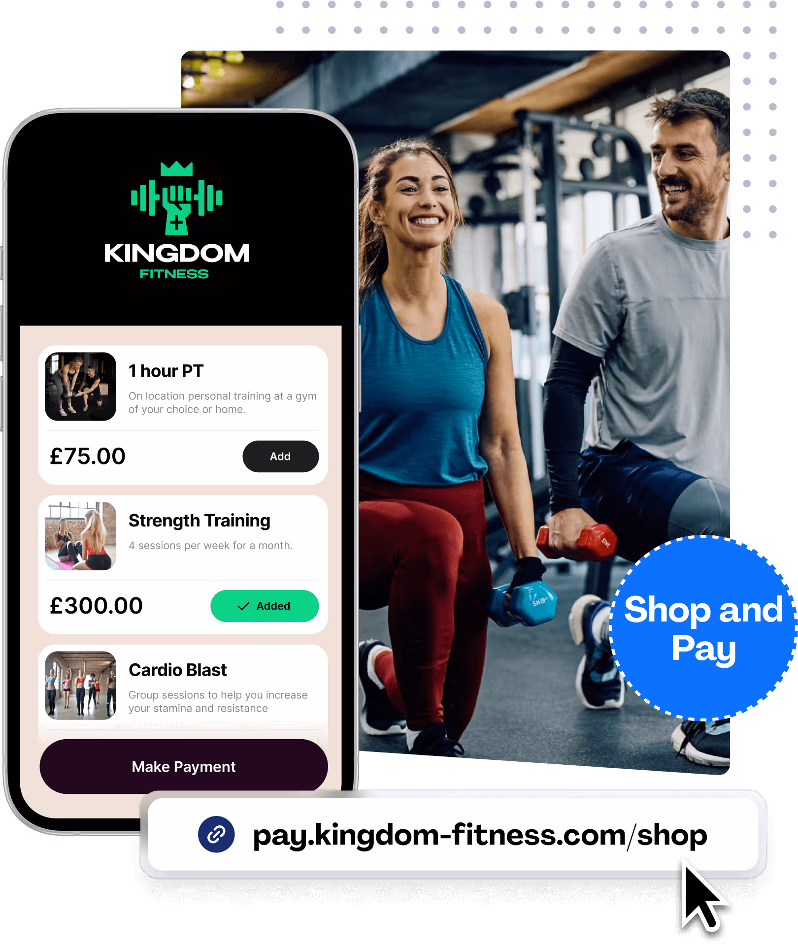 Micro e-commerce landing page Your online shop