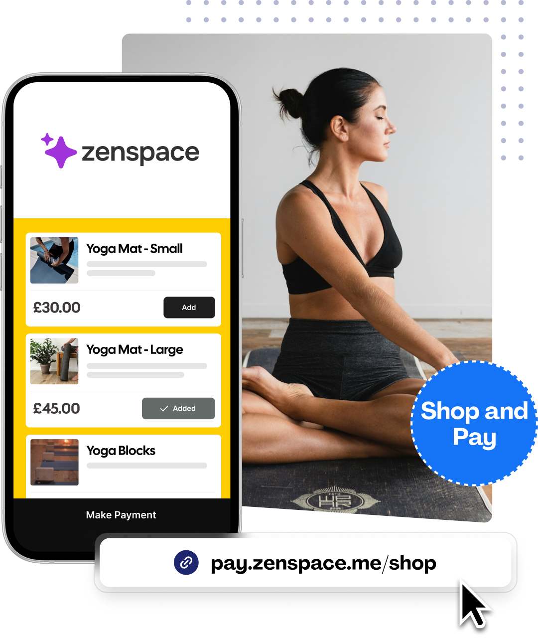 Micro e-commerce landing page Your online shop
