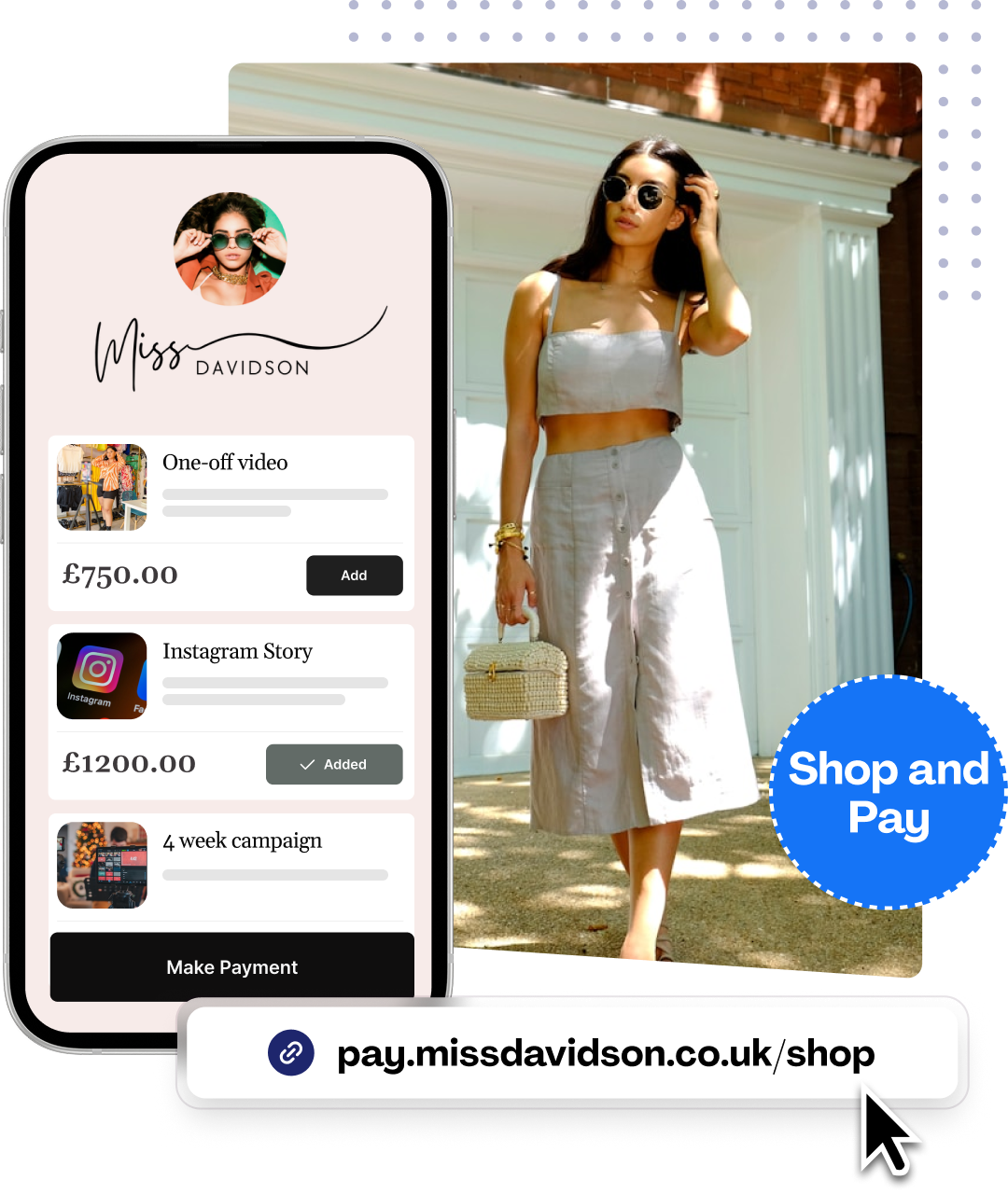 Micro e-commerce landing page - Your online shop